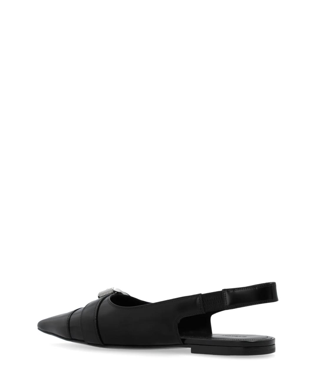 GIVENCHY Черные кожаные балетки, фото 3