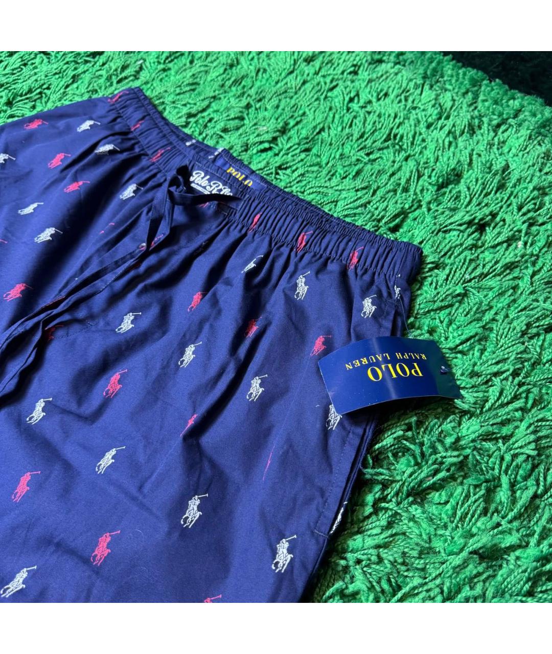 POLO RALPH LAUREN Темно-синий халат, фото 4
