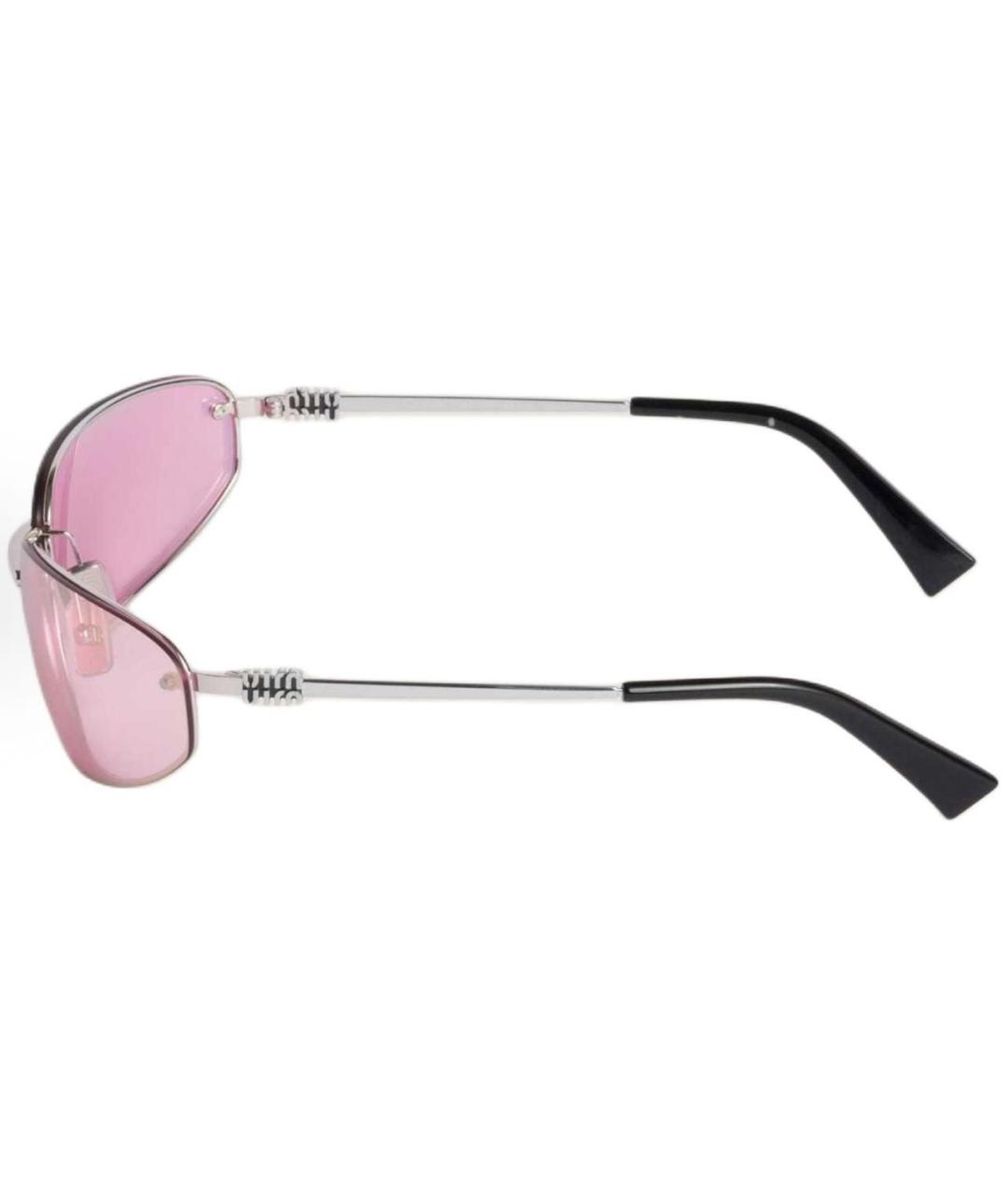 MIU MIU Розовые солнцезащитные очки, фото 3