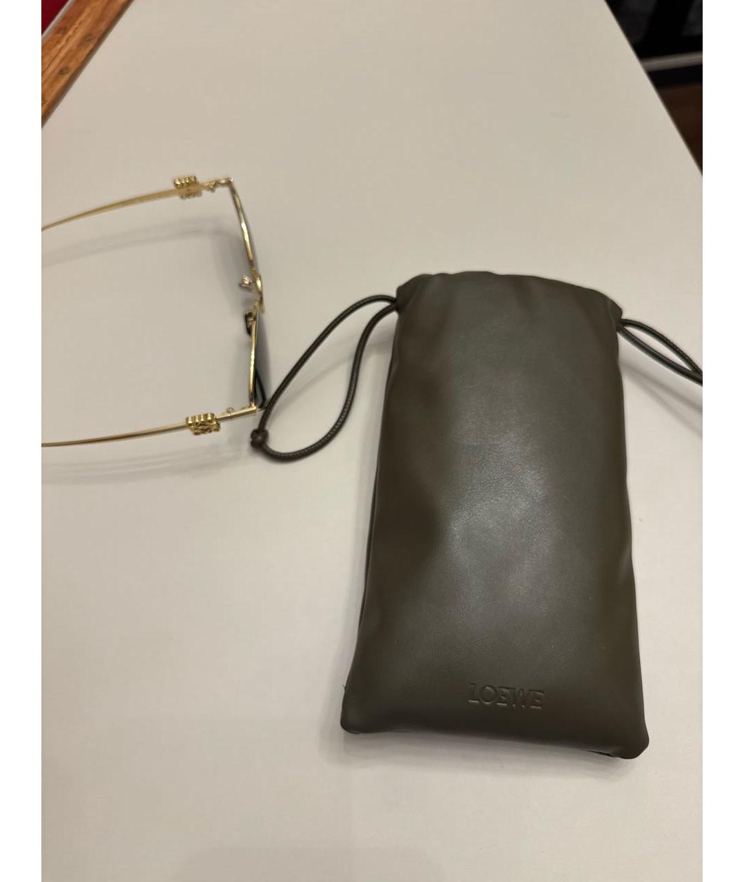 LOEWE Черные металлические солнцезащитные очки, фото 6