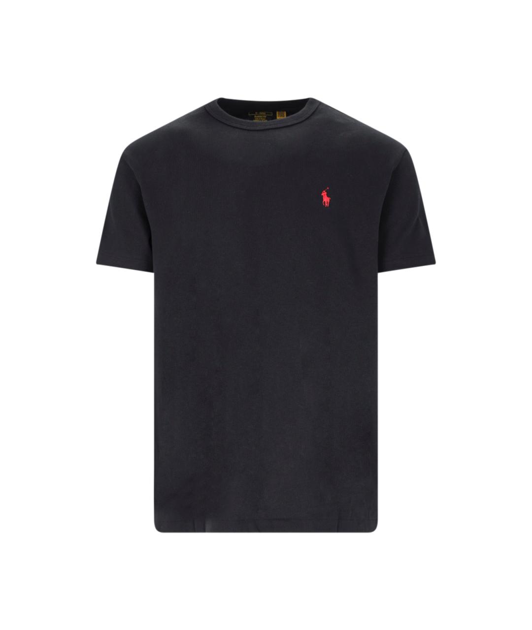 POLO RALPH LAUREN Черная хлопковая футболка, фото 1