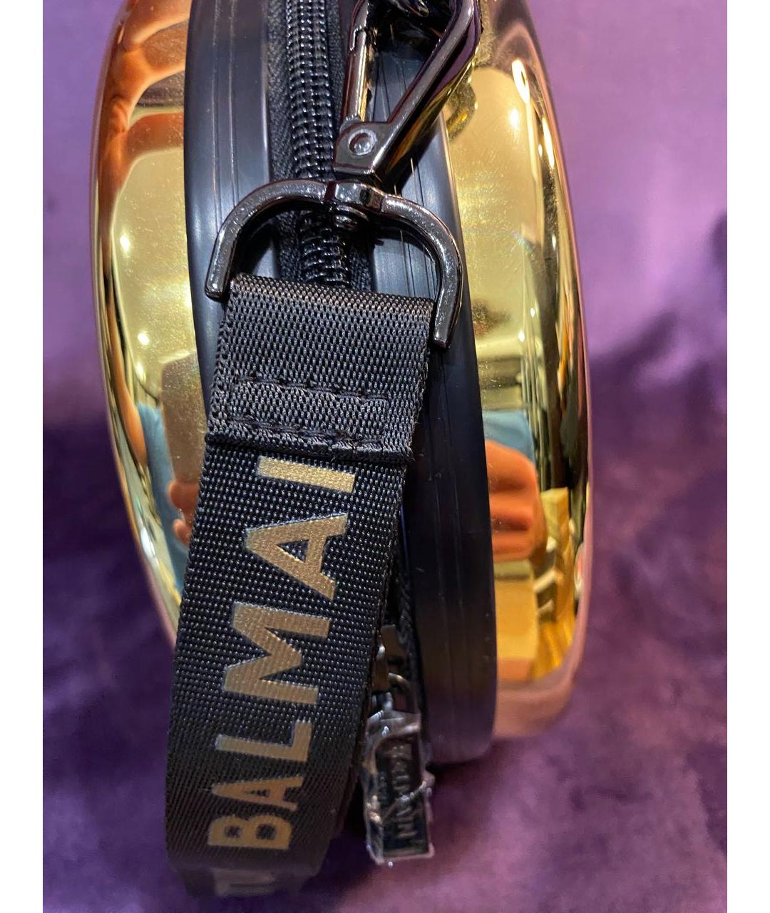 BALMAIN Золотая косметичка, фото 3