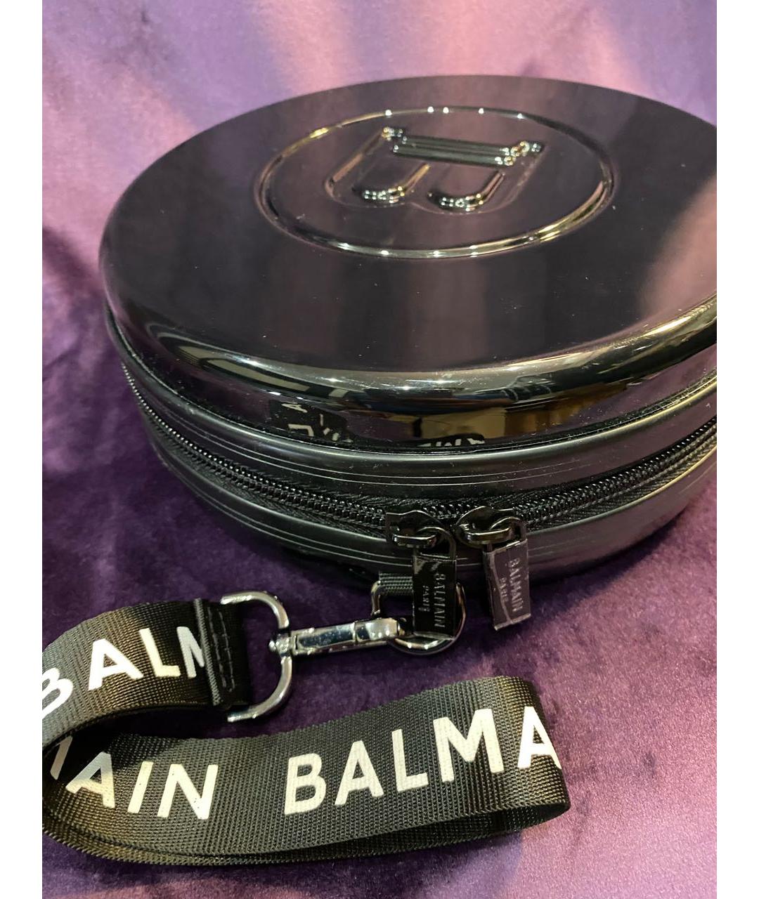 BALMAIN Черная косметичка, фото 2