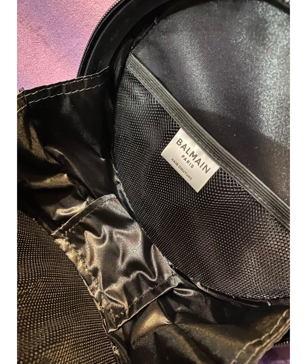 BALMAIN Черная косметичка, фото 3