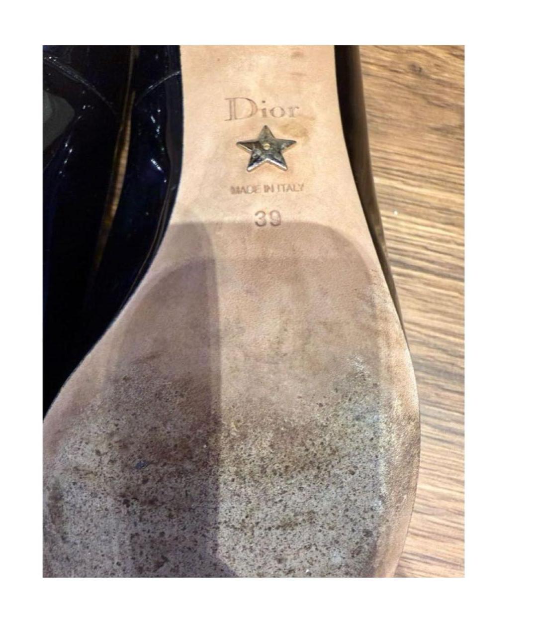 CHRISTIAN DIOR Черные туфли, фото 6