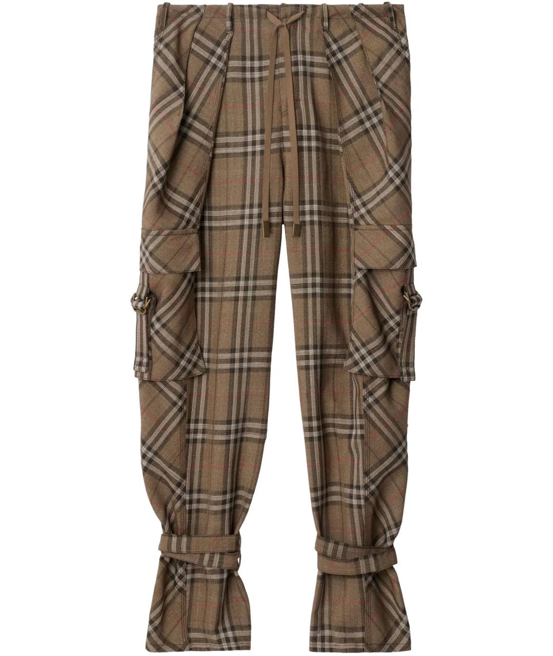 BURBERRY Мульти прямые брюки, фото 1