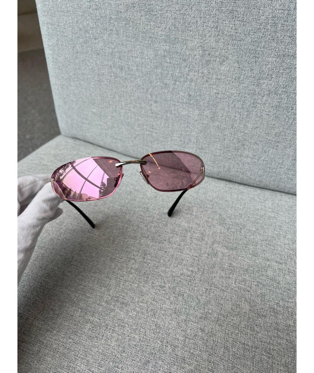 MIU MIU Розовые солнцезащитные очки, фото 2