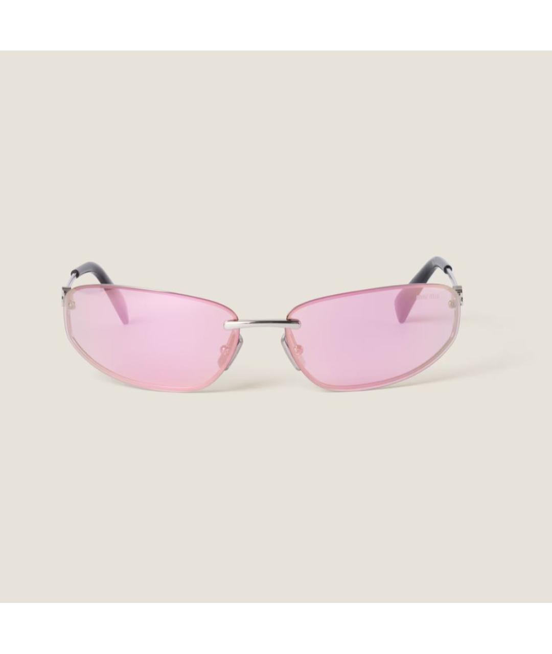 MIU MIU Розовые солнцезащитные очки, фото 9
