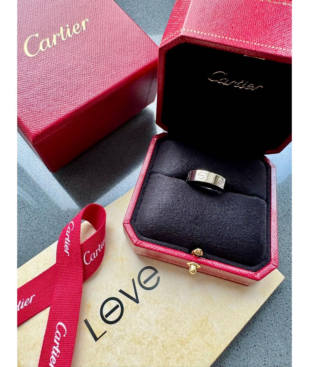 CARTIER Кольцо из белого золота, фото 8