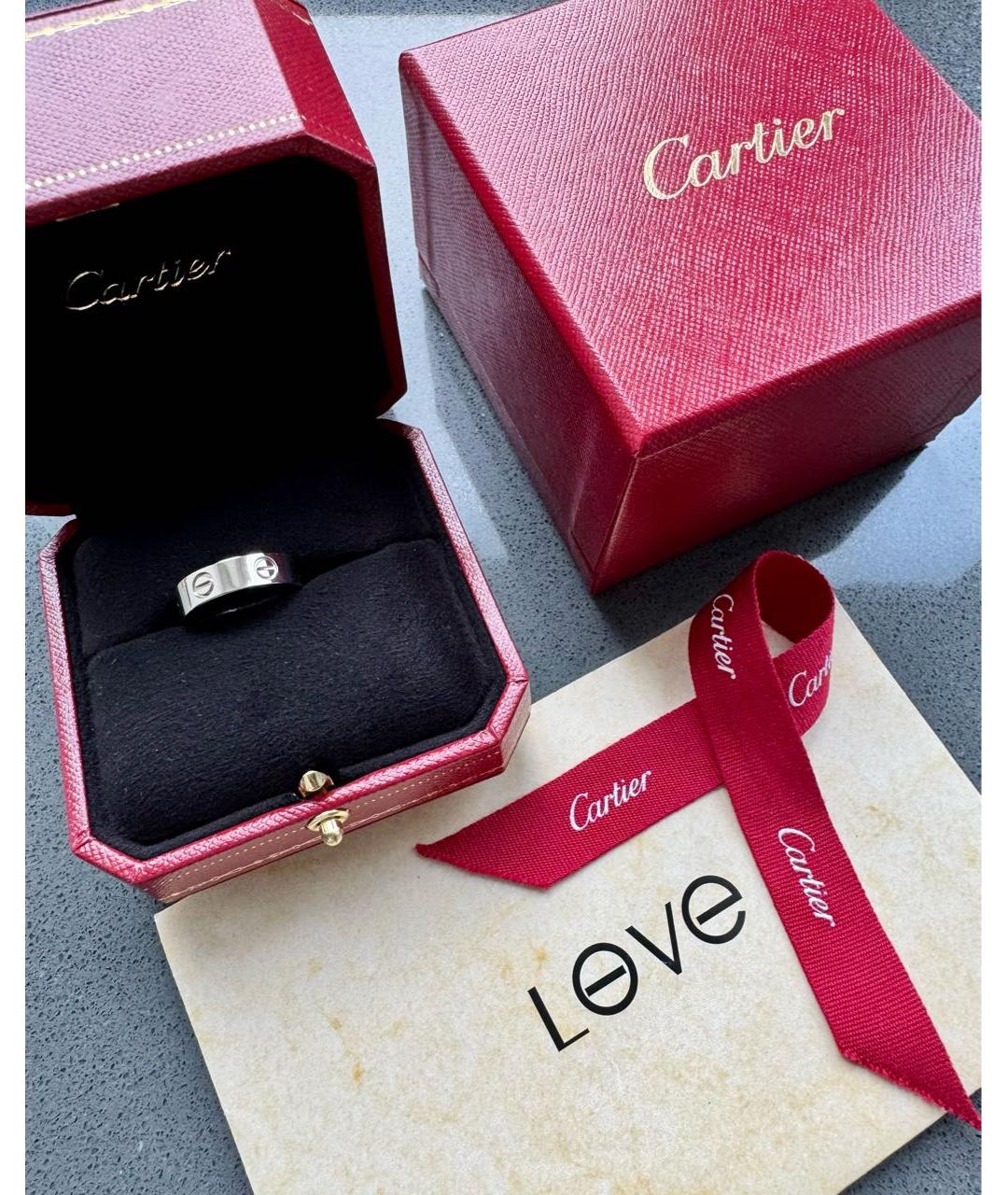 CARTIER Кольцо из белого золота, фото 2