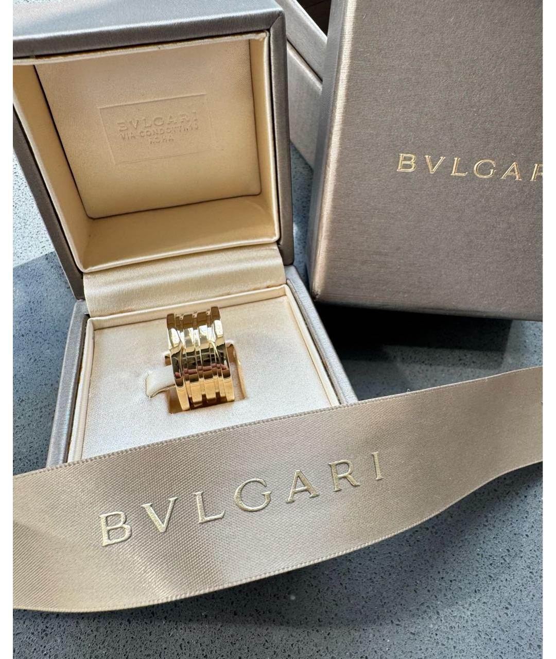 BVLGARI Золотое кольцо из желтого золота, фото 3