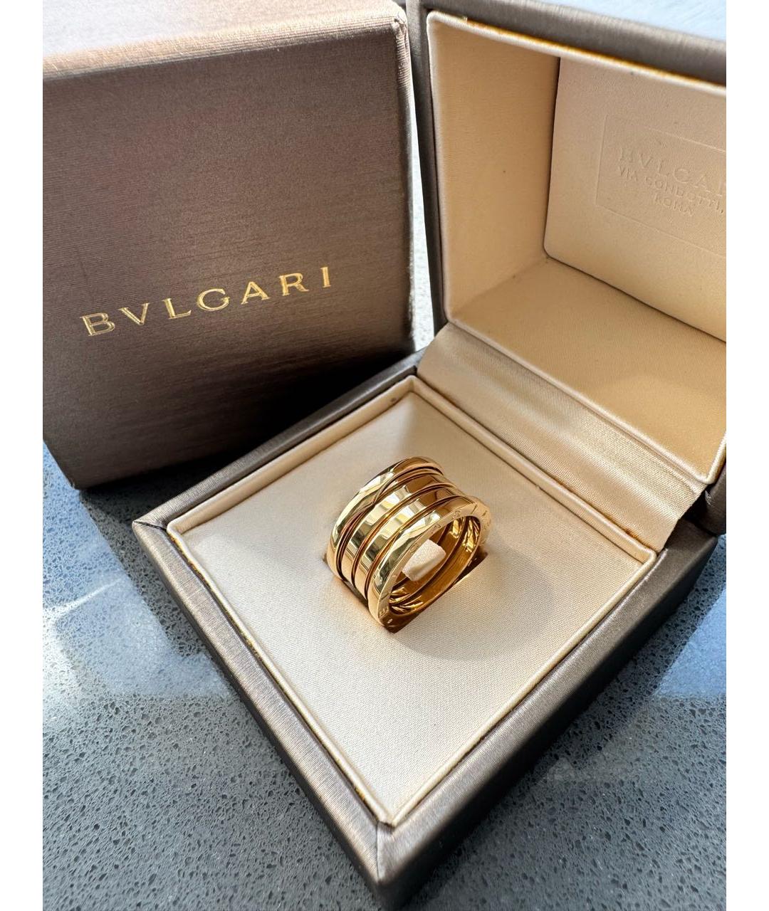 BVLGARI Золотое кольцо из желтого золота, фото 7