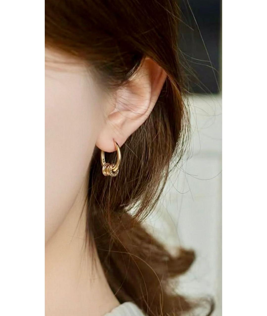 BVLGARI Золотые серьги из розового золота, фото 5