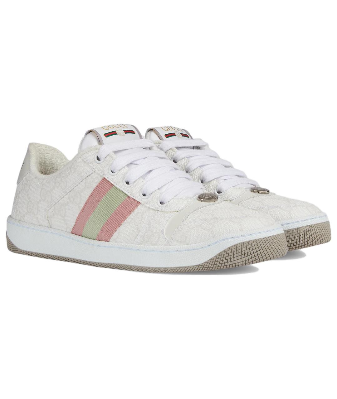 GUCCI Белые кеды, фото 2