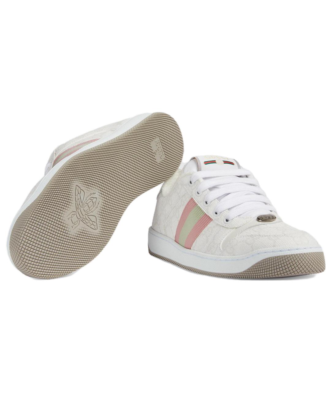 GUCCI Белые кеды, фото 5