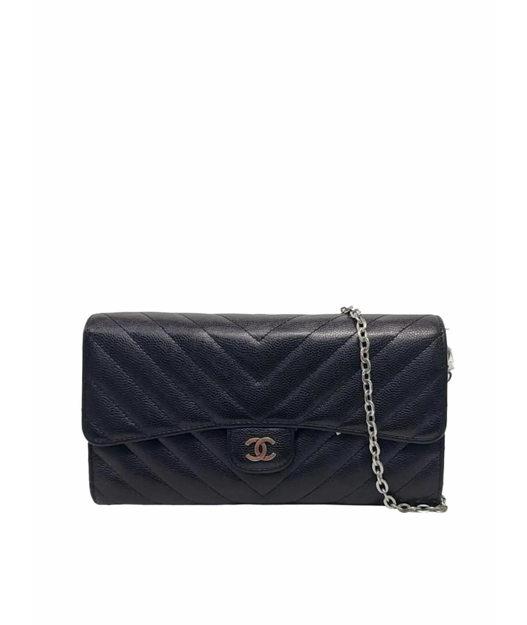 CHANEL Темно-синяя сумка через плечо, фото 1