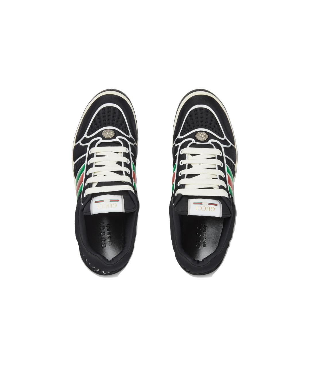 GUCCI Черные низкие кроссовки / кеды, фото 5