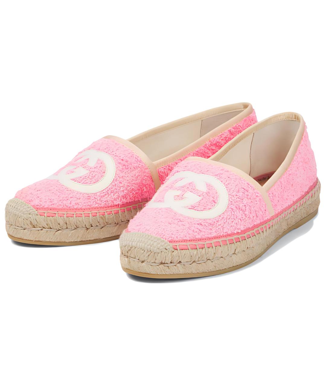 GUCCI Розовые эспадрильи, фото 4