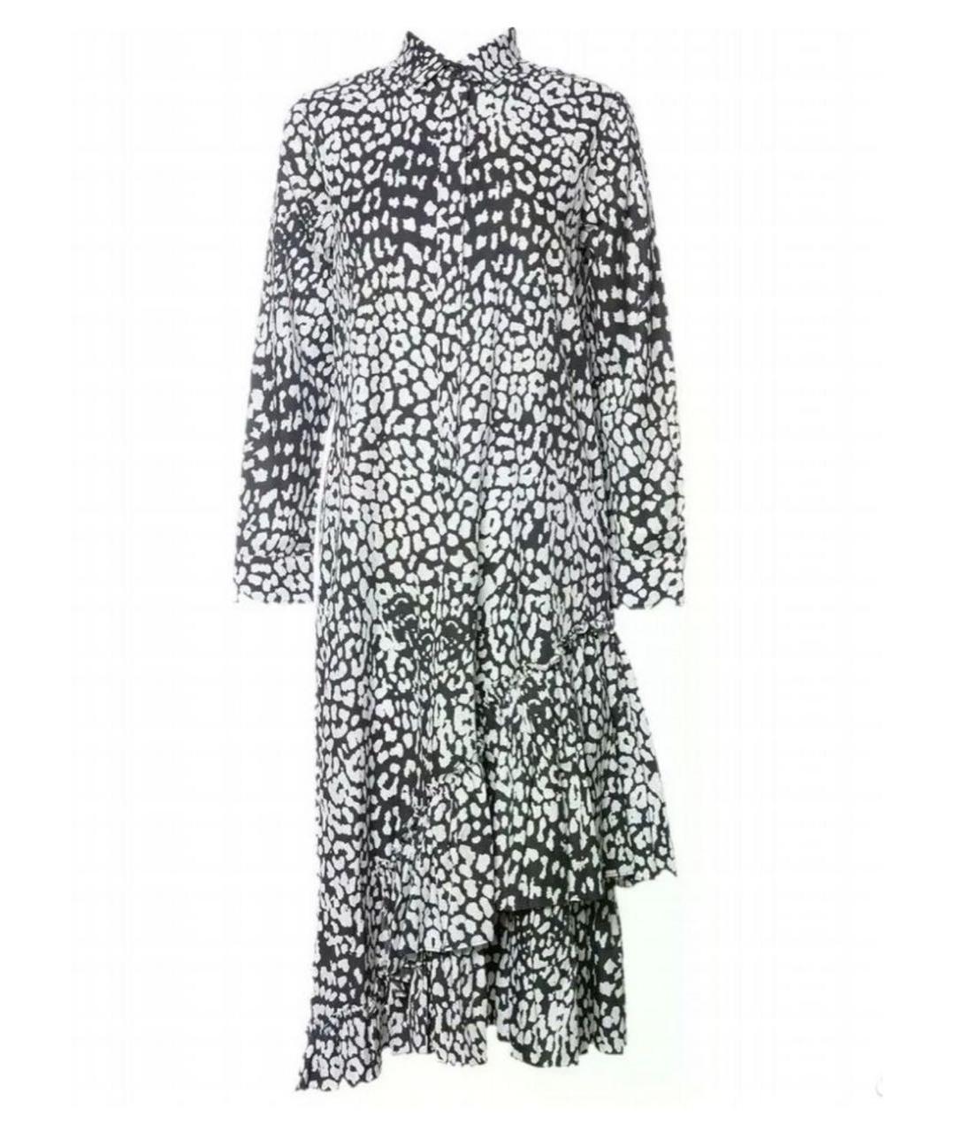 MAX MARA Черное хлопковое повседневное платье, фото 9