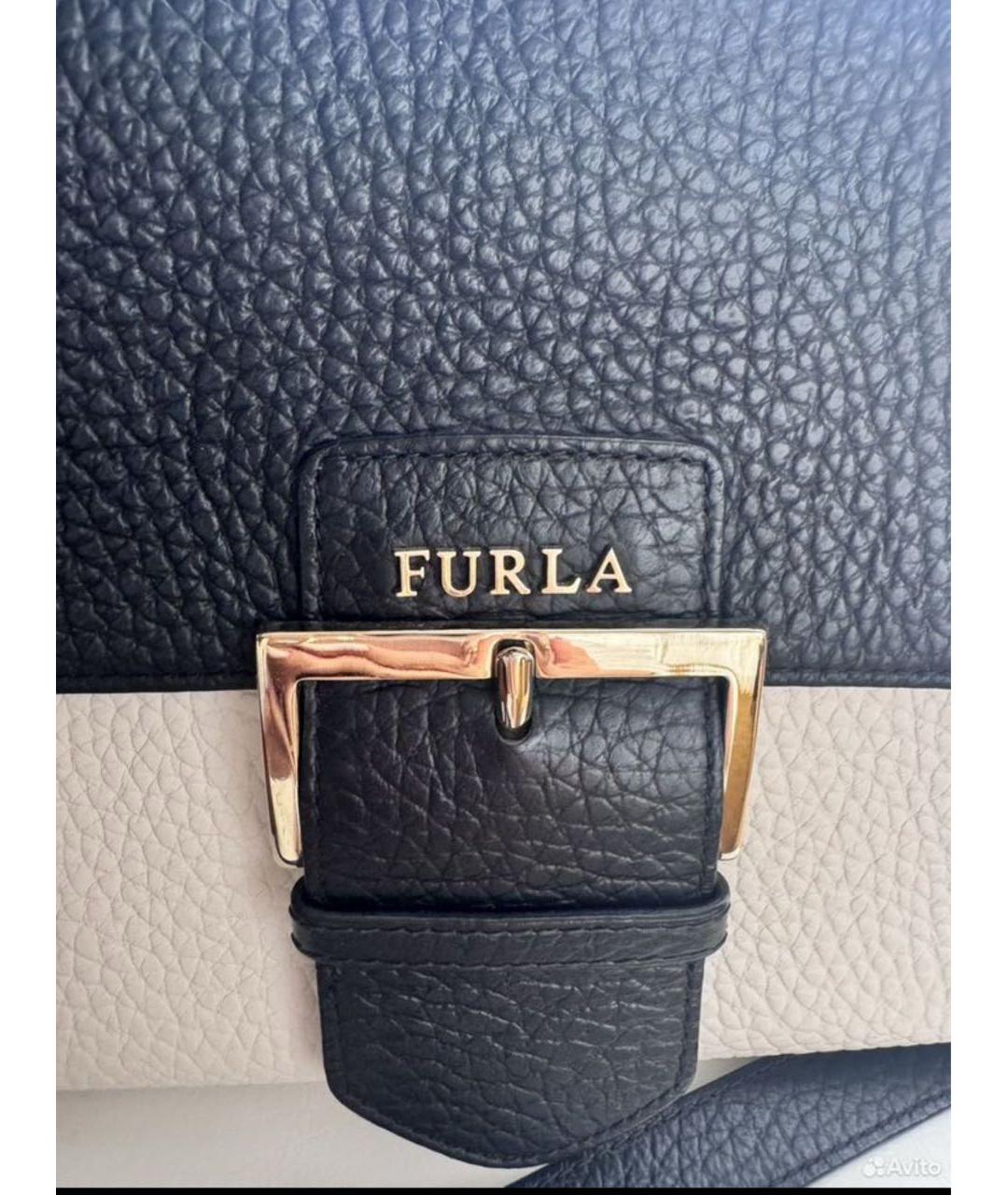 FURLA Кожаная сумка с короткими ручками, фото 7