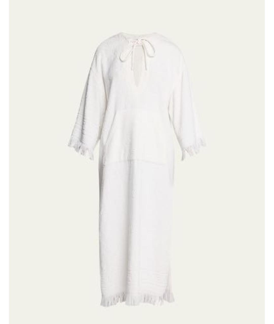 ZIMMERMANN Белое хлопковое повседневное платье, фото 4