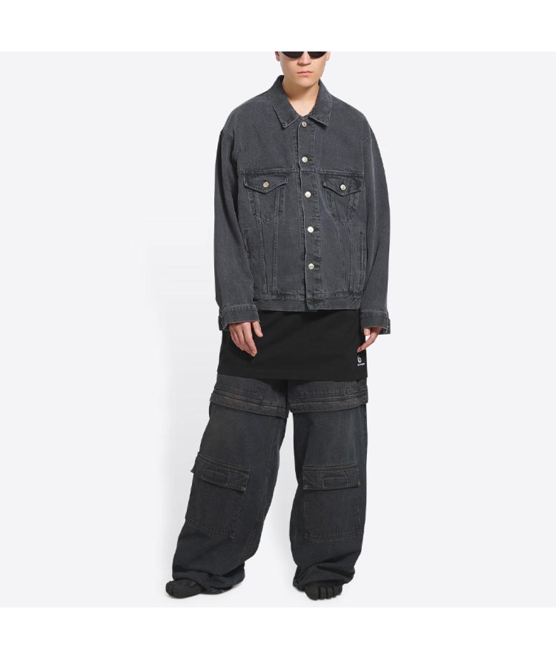 BALENCIAGA Черная куртка, фото 3