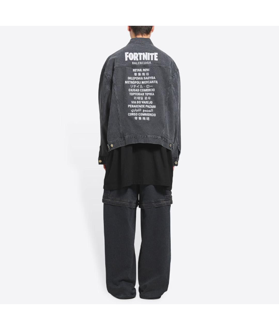 BALENCIAGA Черная куртка, фото 4