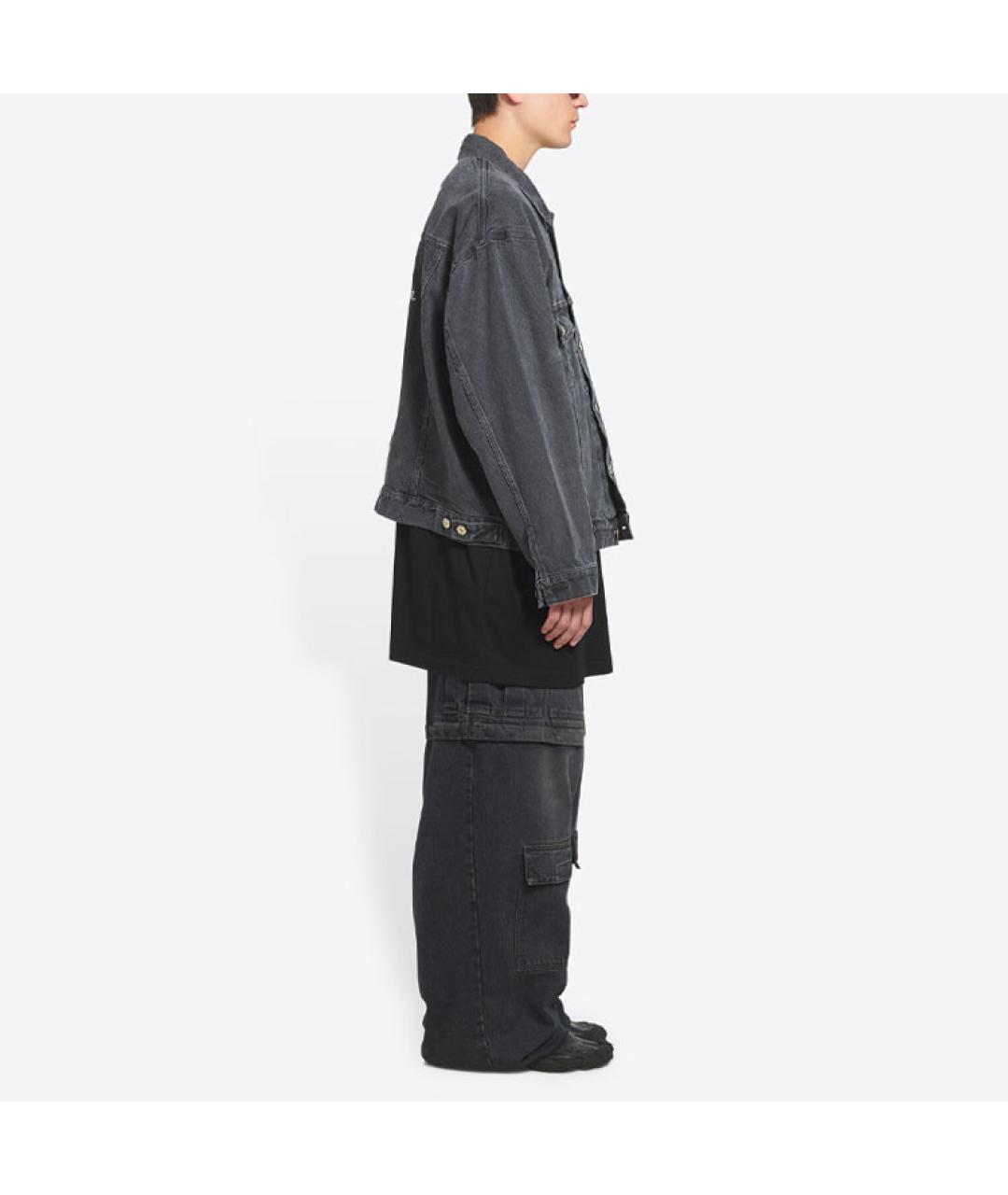 BALENCIAGA Черная куртка, фото 5