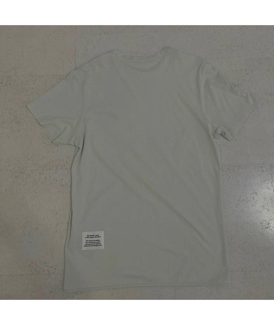 HERON PRESTON Серая хлопковая футболка, фото 2