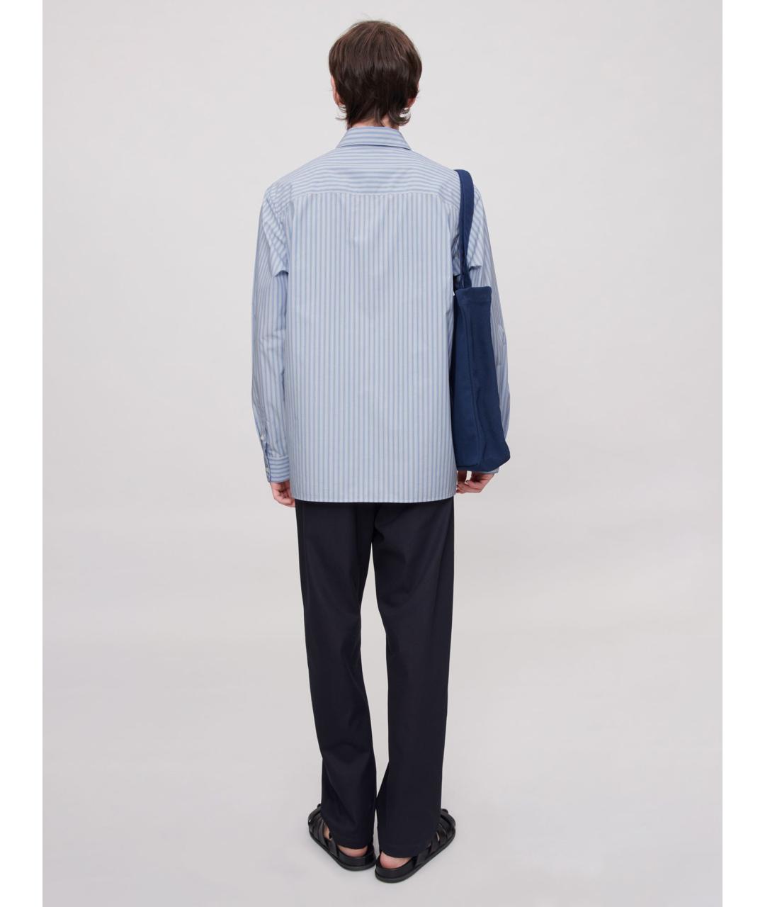 A.P.C. Голубая хлопковая кэжуал рубашка, фото 3