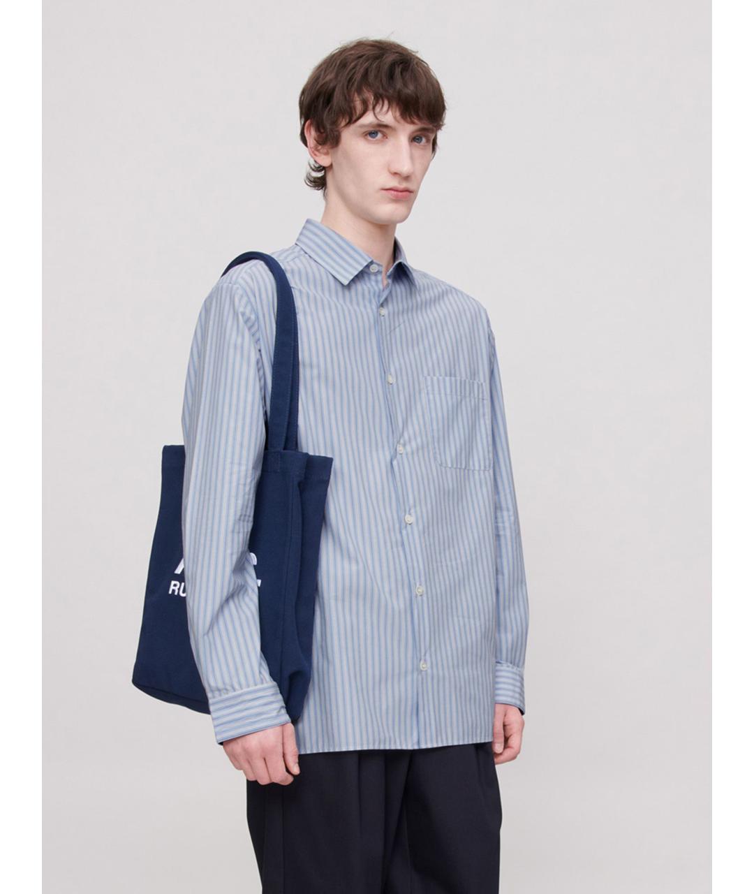 A.P.C. Голубая хлопковая кэжуал рубашка, фото 2