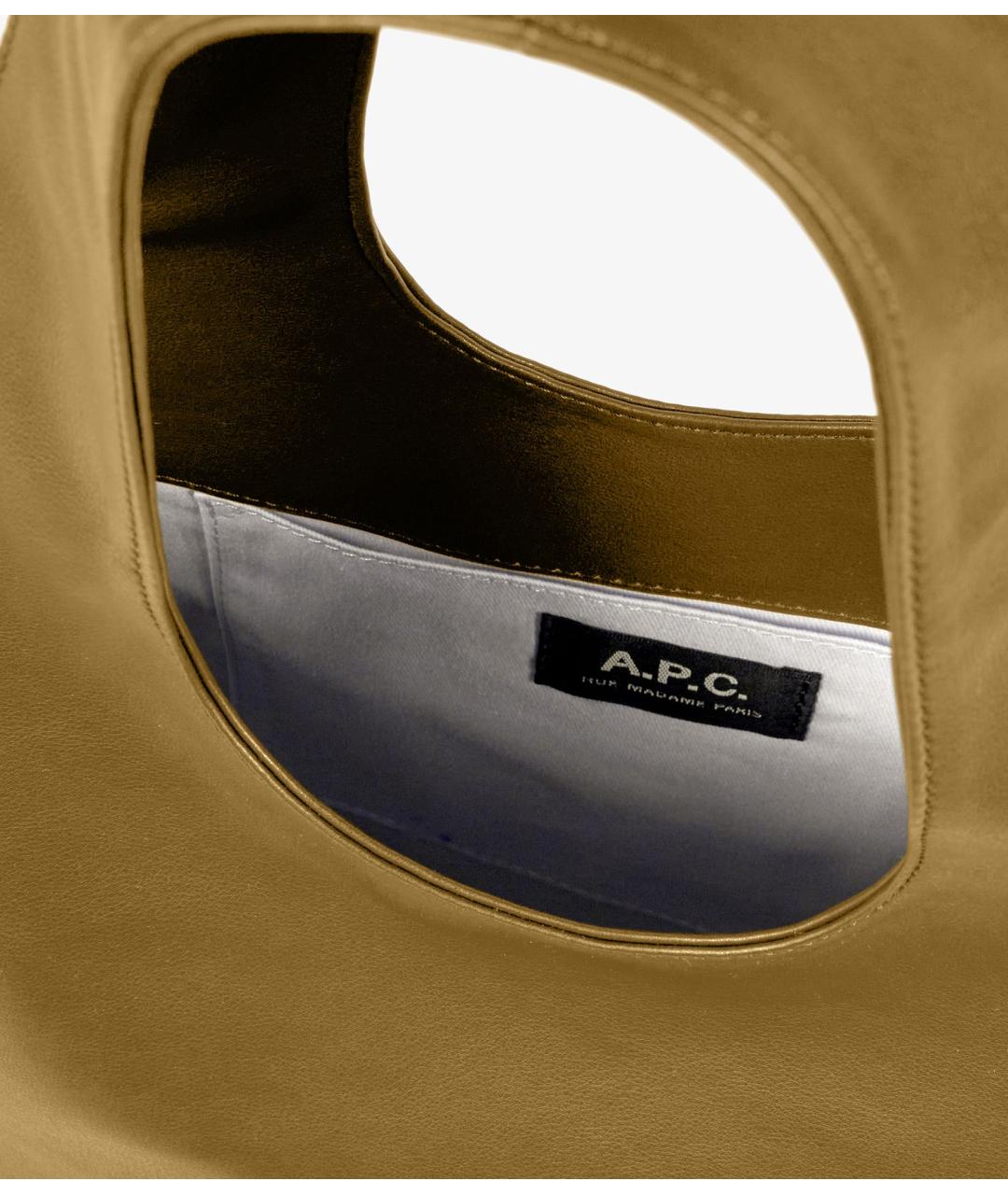 A.P.C. Коричневая сумка тоут, фото 4