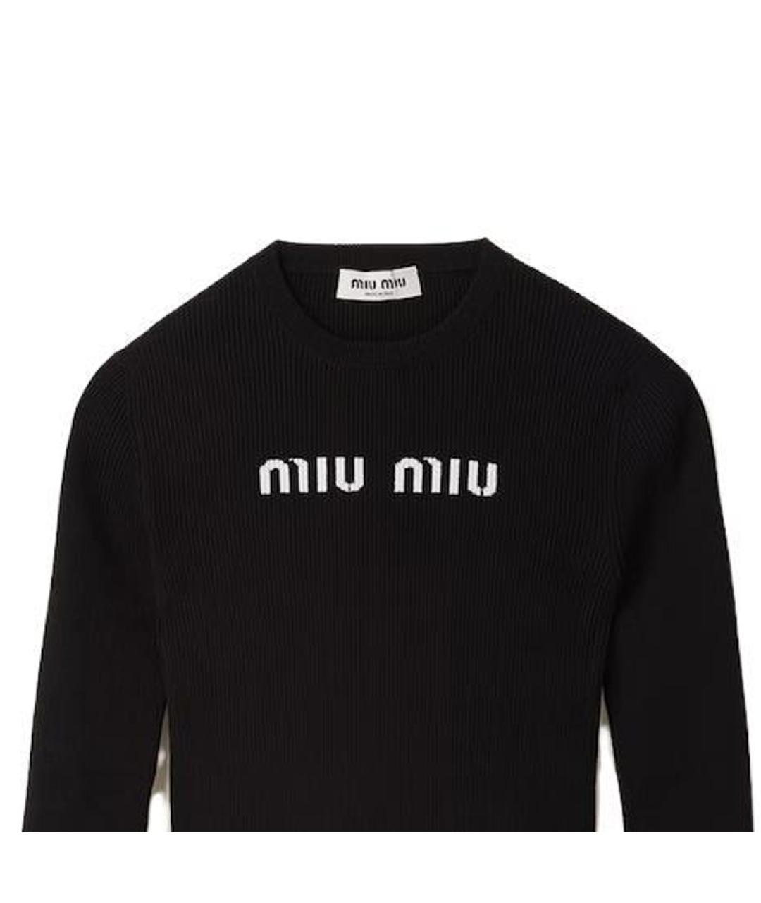 MIU MIU Черный джемпер / свитер, фото 6
