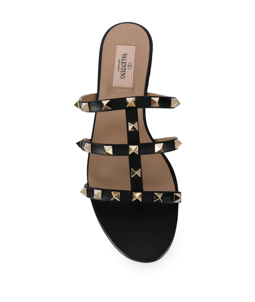 VALENTINO Черные шлепанцы, фото 4