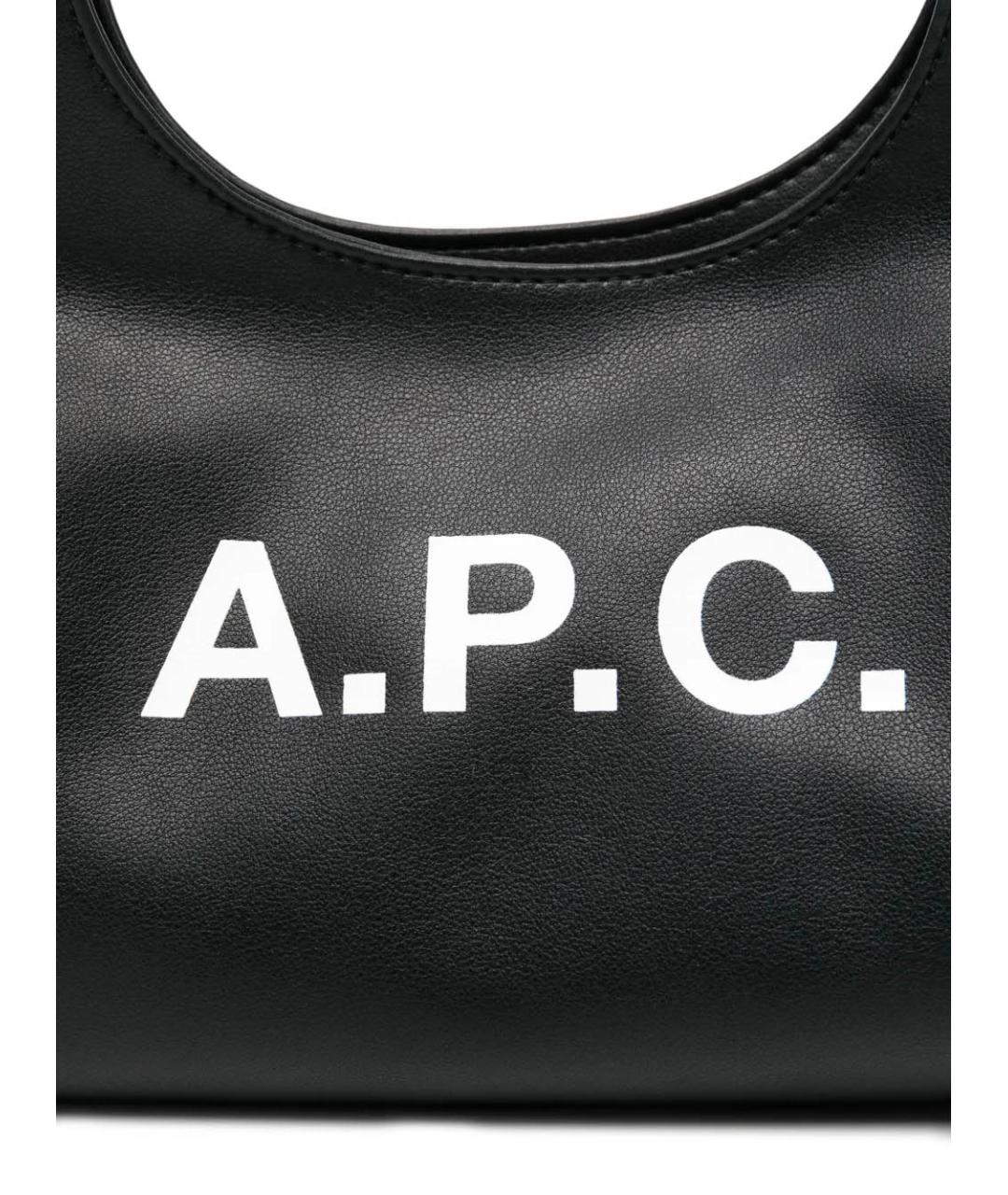 A.P.C. Черная сумка через плечо, фото 4