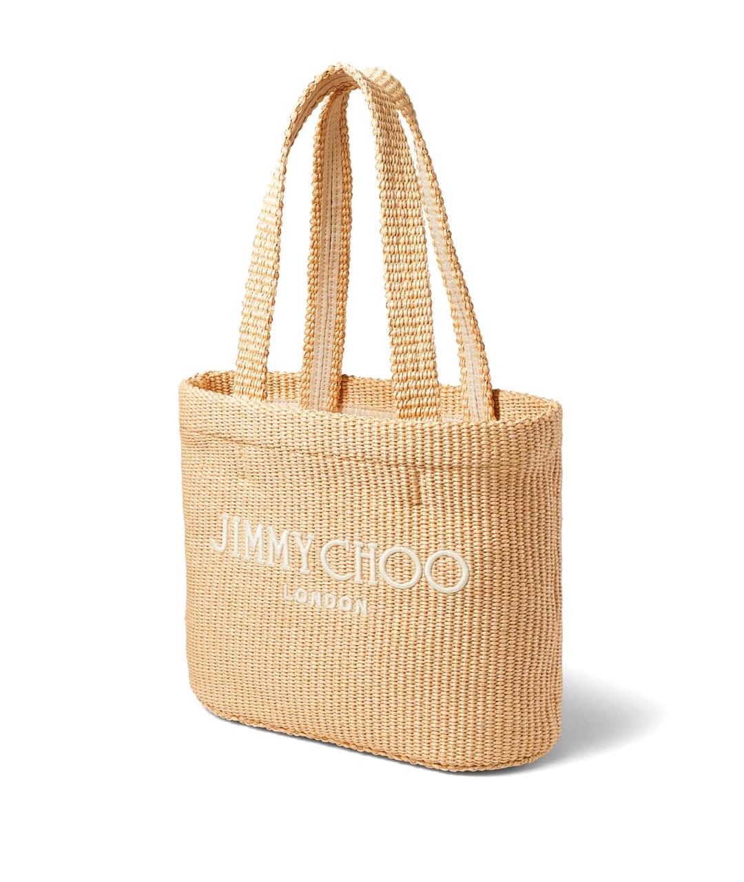 JIMMY CHOO Бежевая сумка тоут, фото 3