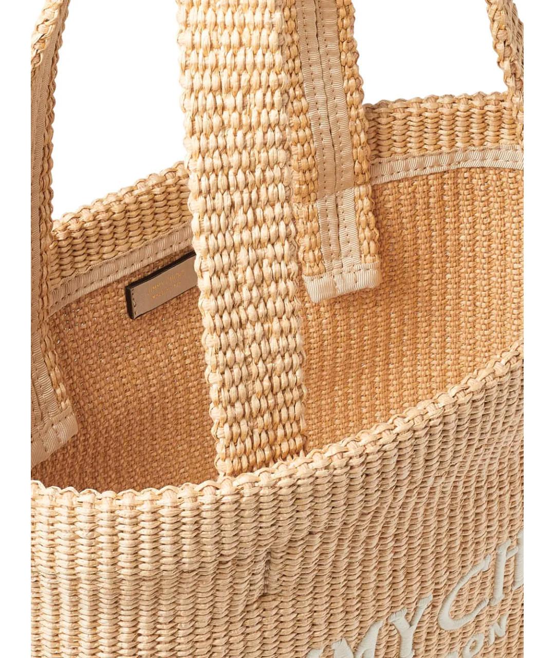 JIMMY CHOO Бежевая сумка тоут, фото 5