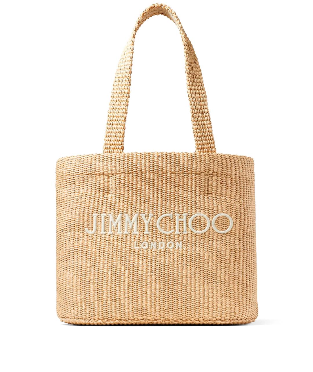 JIMMY CHOO Бежевая сумка тоут, фото 1
