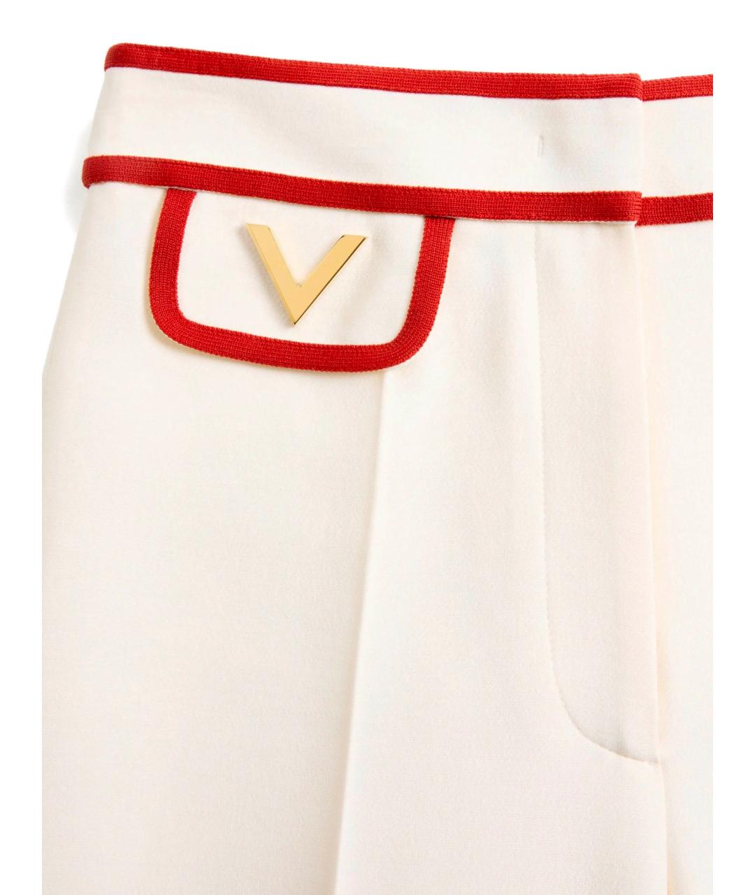 VALENTINO Бежевые прямые брюки, фото 6