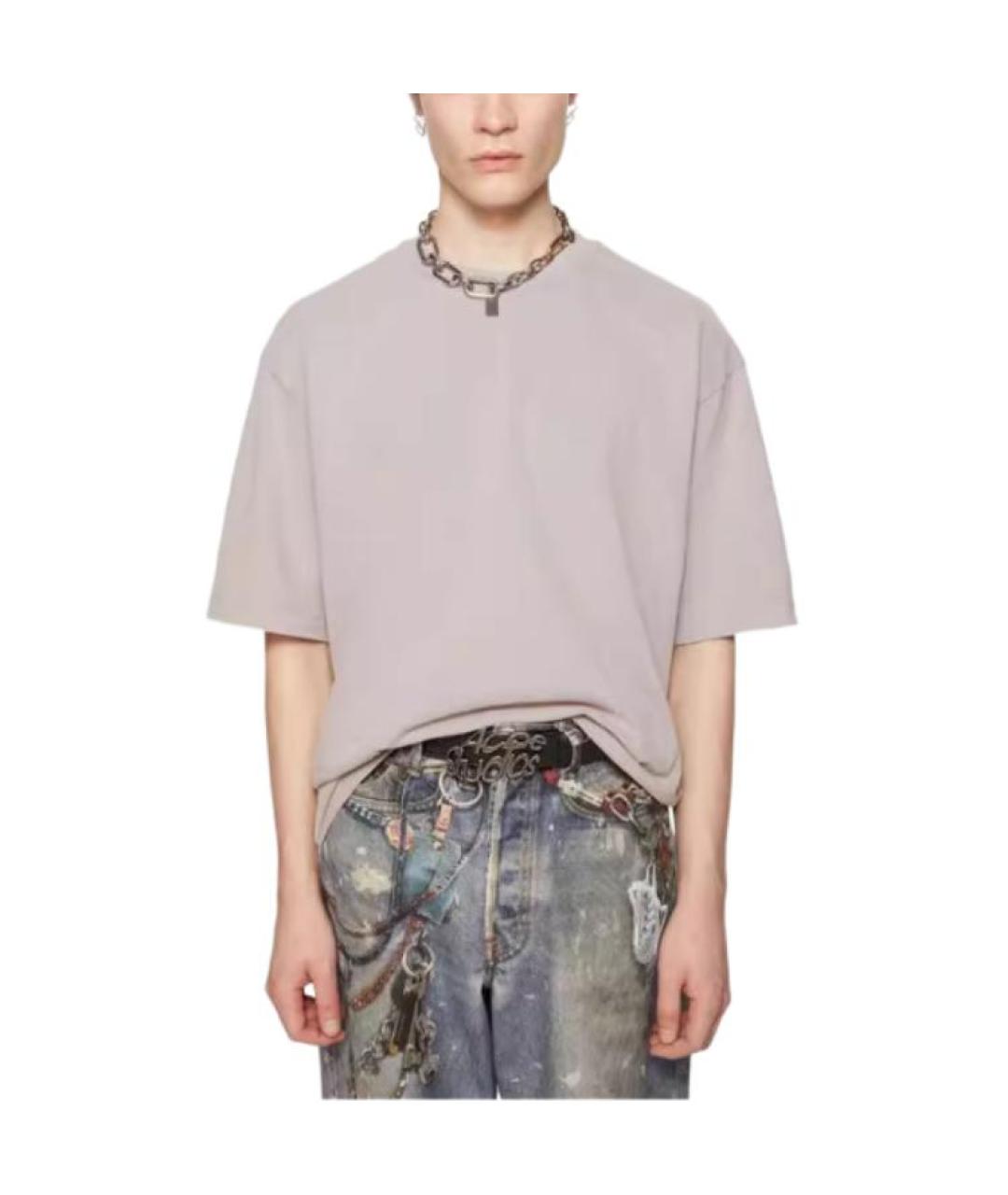 ACNE STUDIOS Белая хлопковая футболка, фото 3