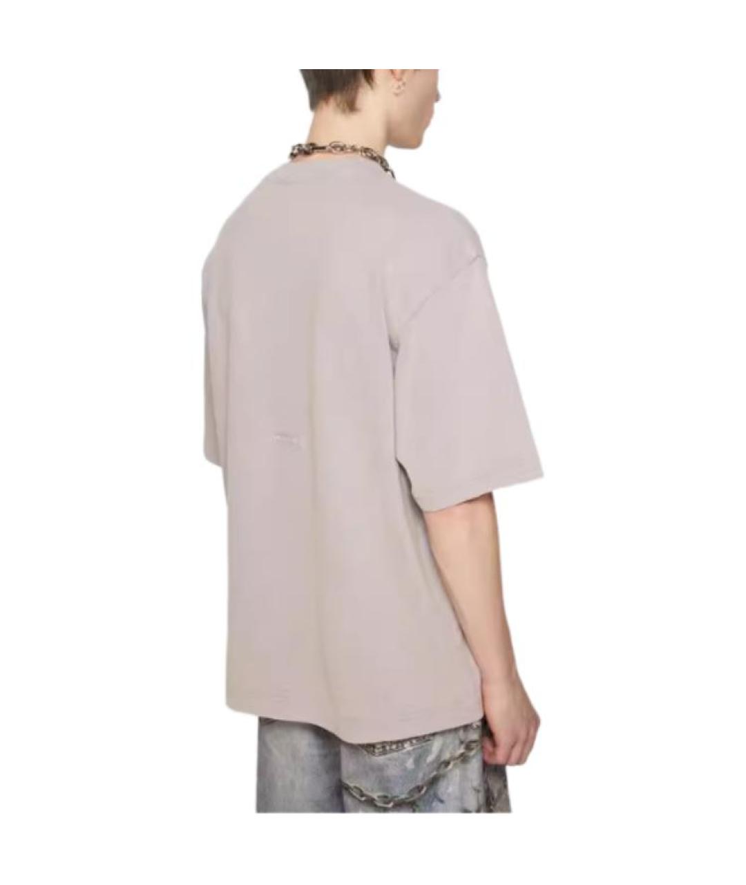 ACNE STUDIOS Белая хлопковая футболка, фото 2