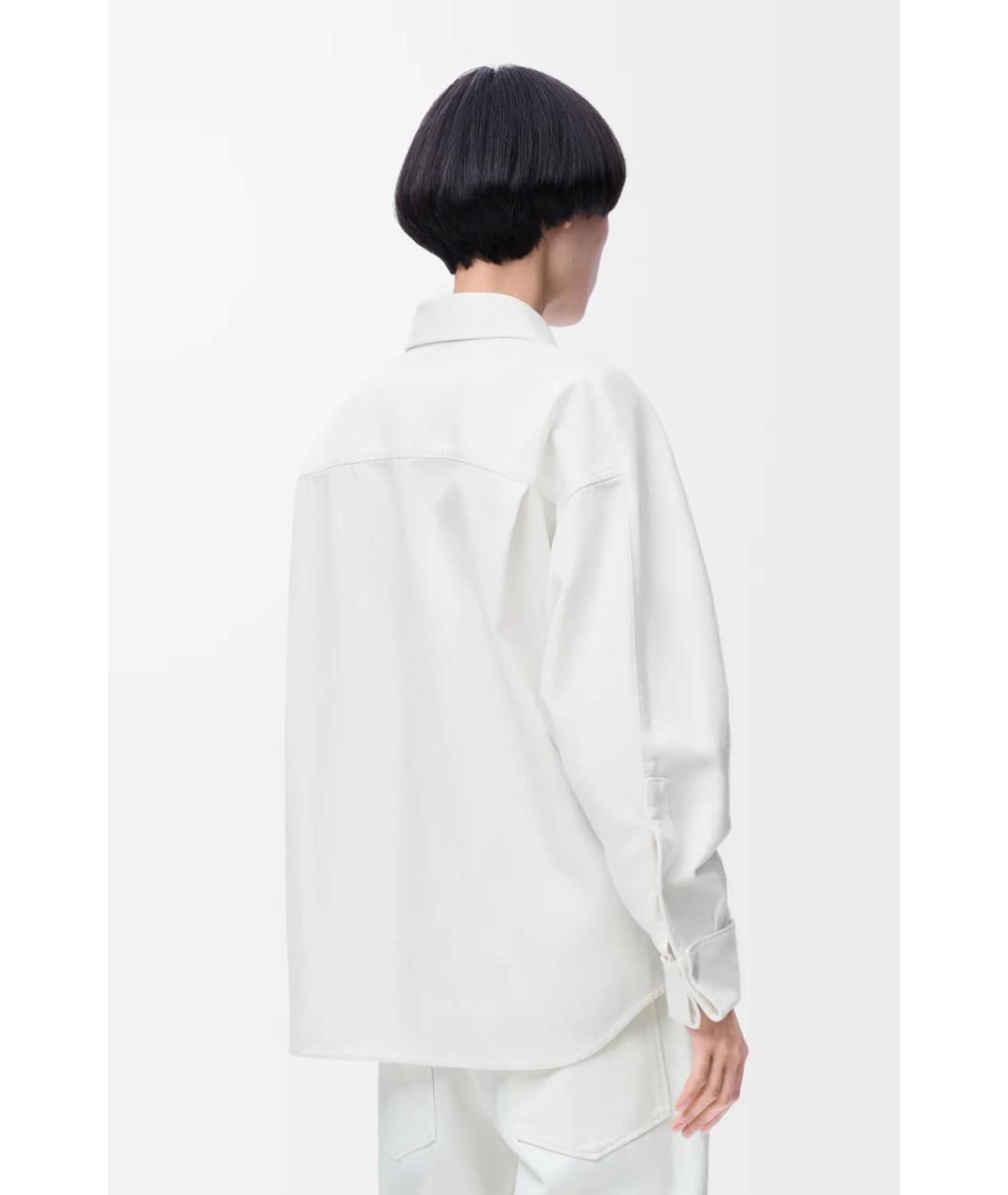LOEWE Белая хлопковая рубашка, фото 3
