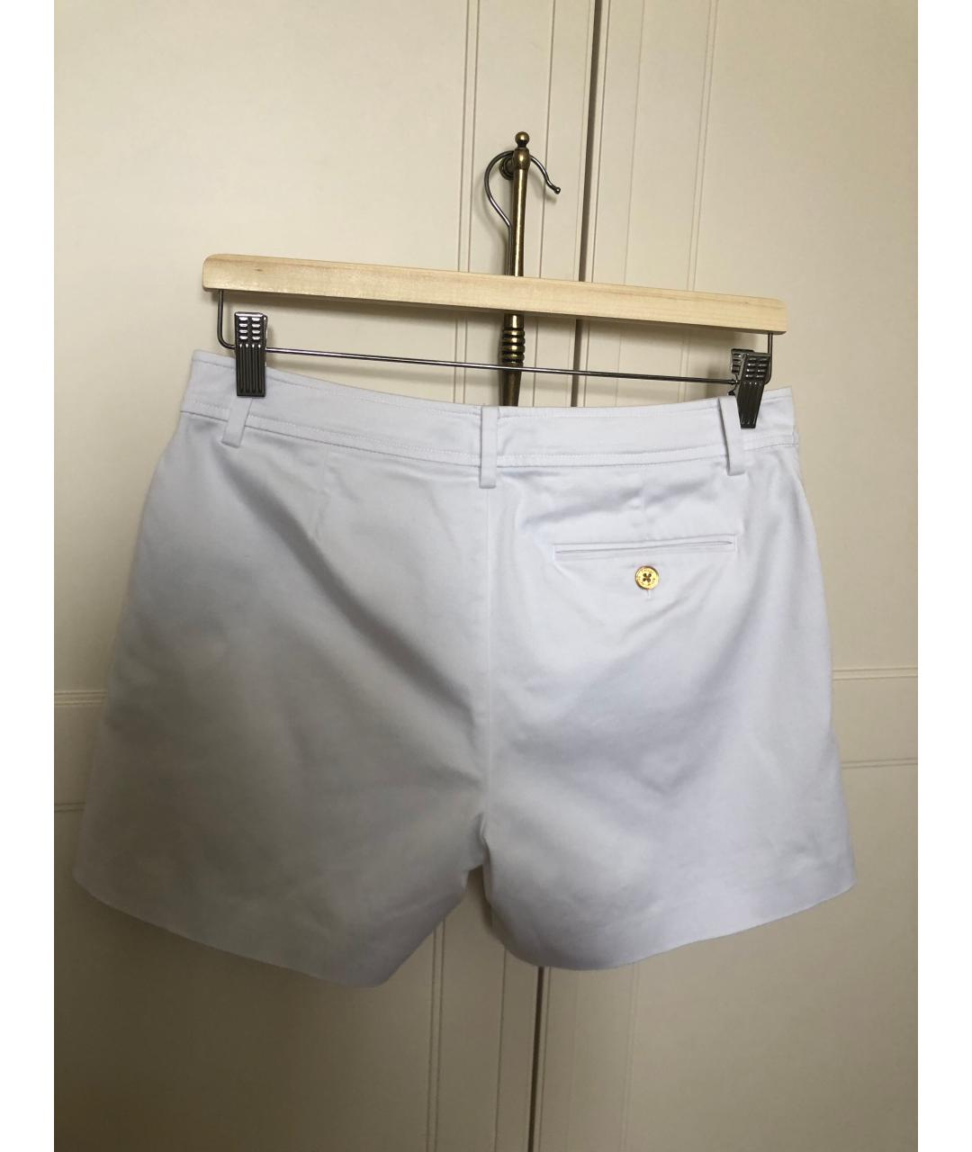 RALPH LAUREN Белые хлопковые шорты, фото 8