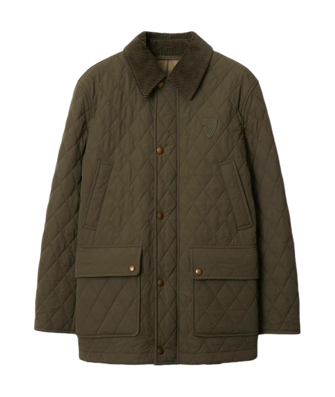 BURBERRY Хаки пуховик, фото 1