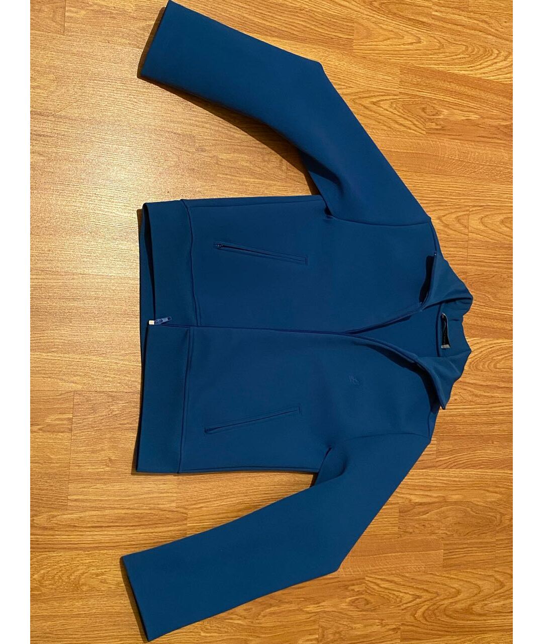 BALENCIAGA Синяя хлопковая куртка, фото 4