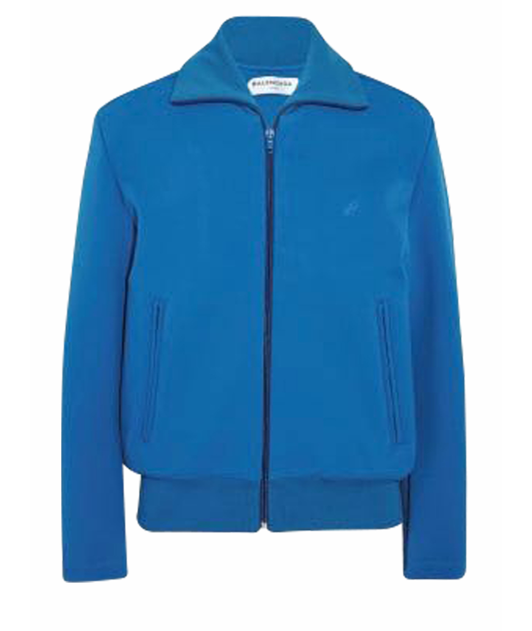 BALENCIAGA Синяя хлопковая куртка, фото 1