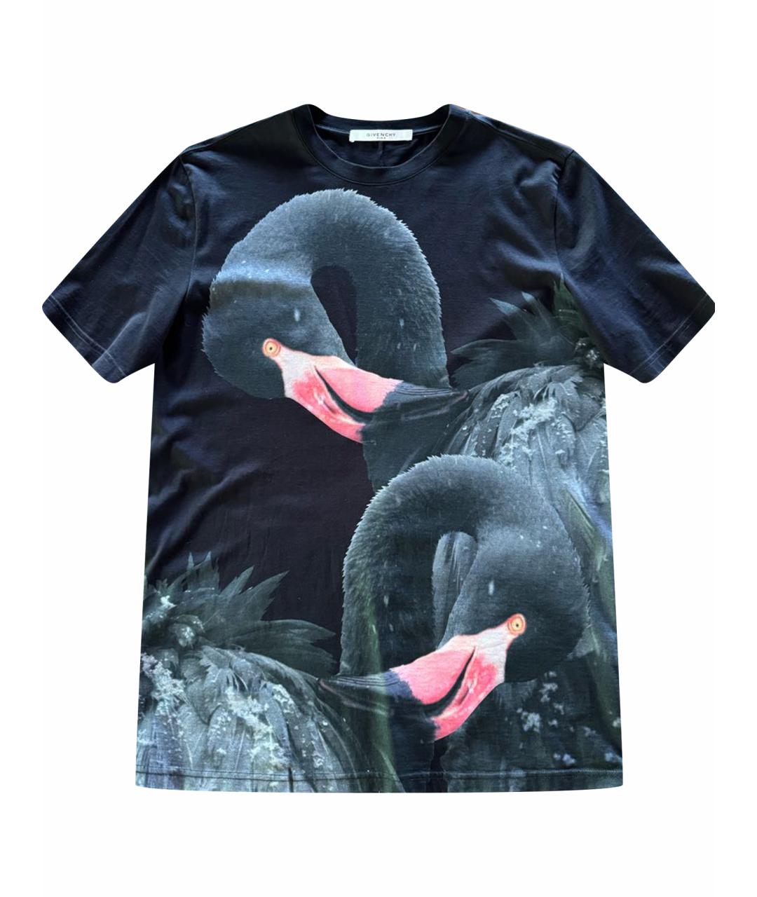 GIVENCHY Черная хлопковая футболка, фото 1