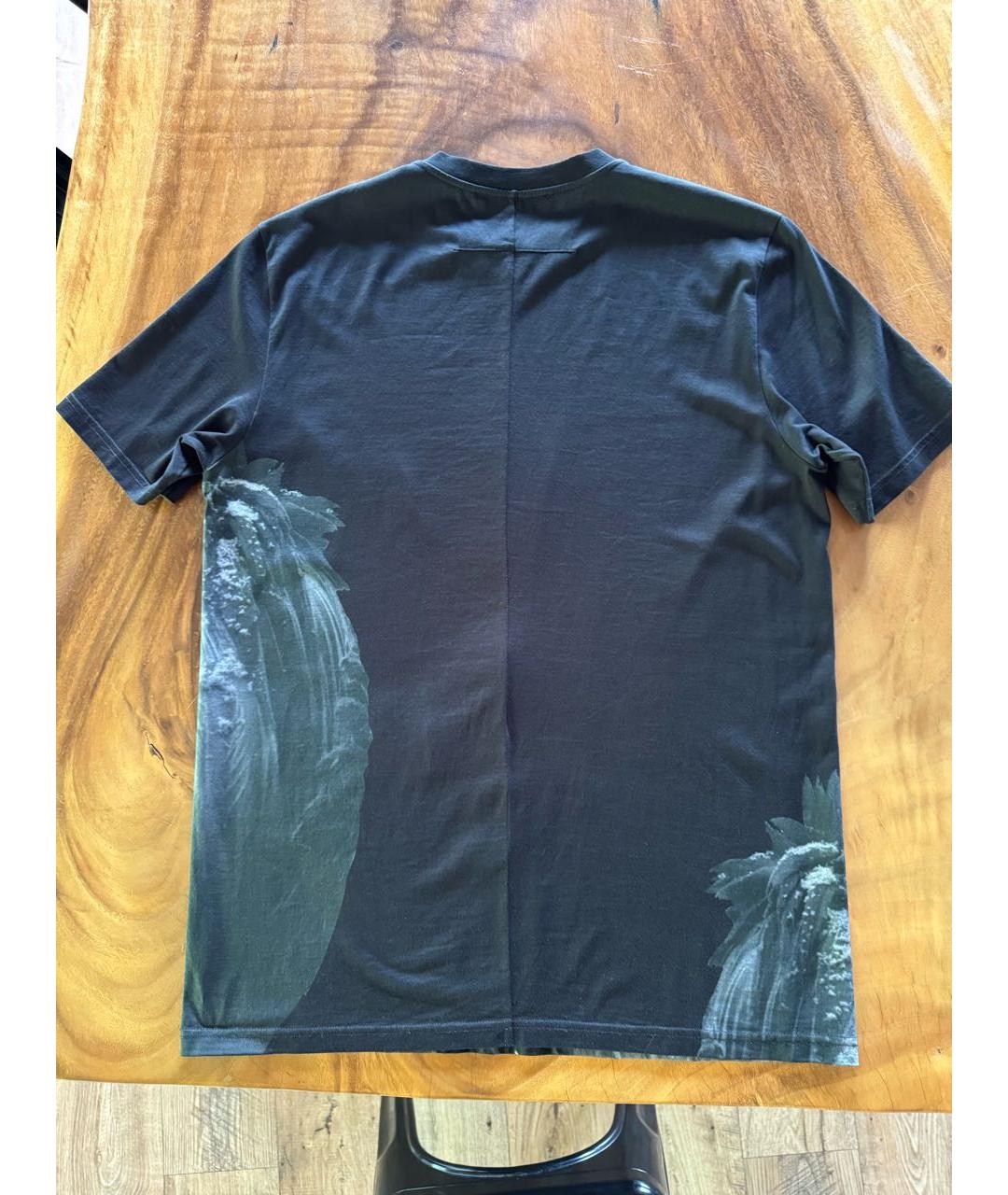 GIVENCHY Черная хлопковая футболка, фото 2