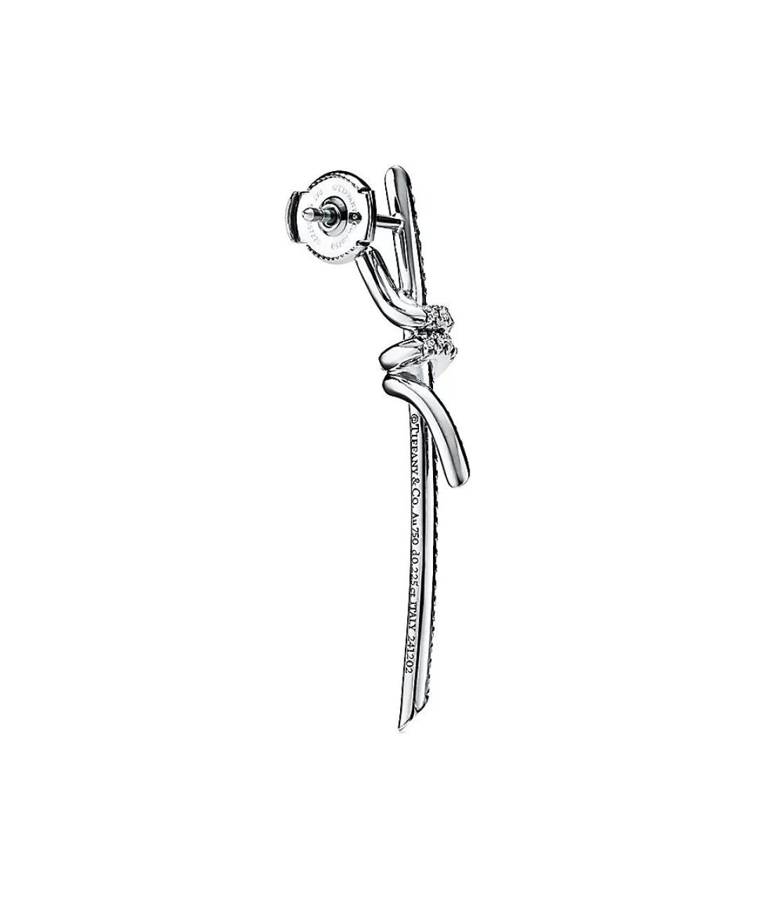 TIFFANY&CO Серьги из белого золота, фото 3