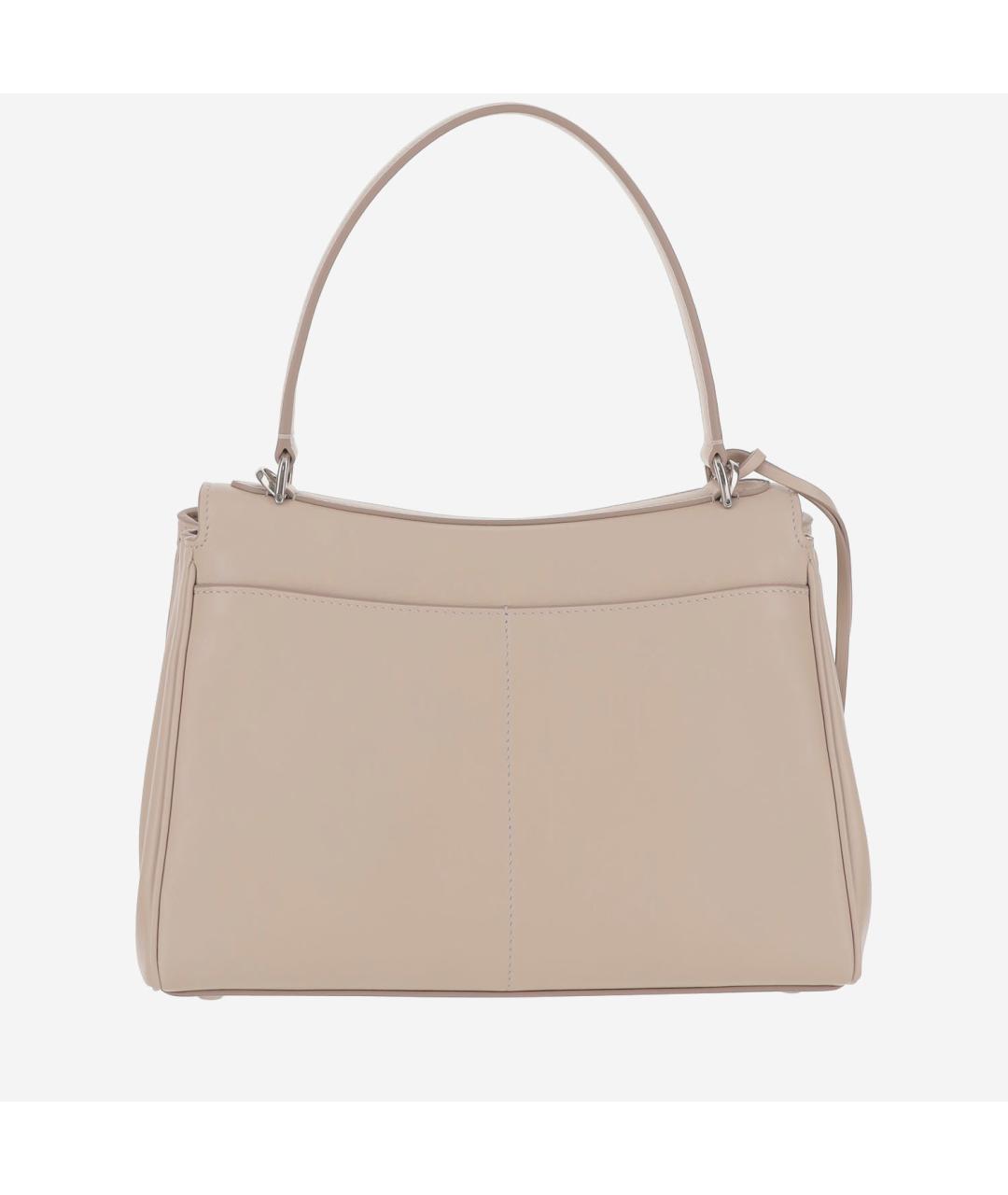 BALENCIAGA Бежевая кожаная сумка тоут, фото 3